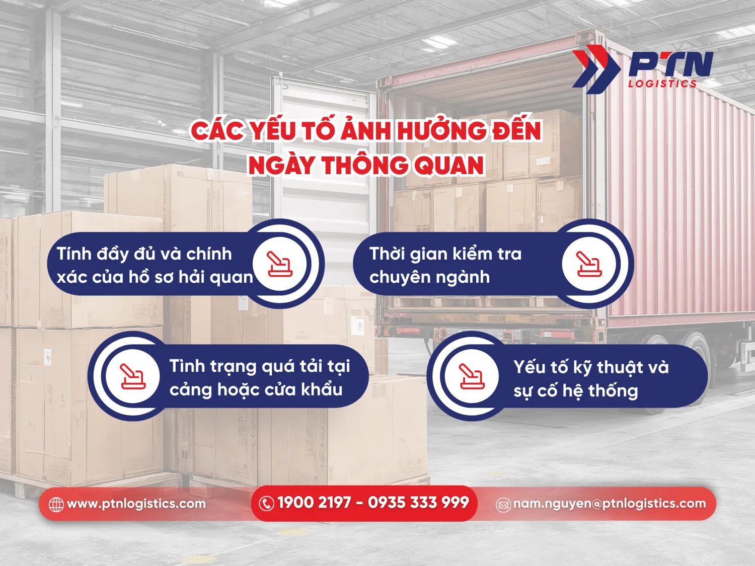 Những yếu tố ảnh hưởng đến ngày thông quan 