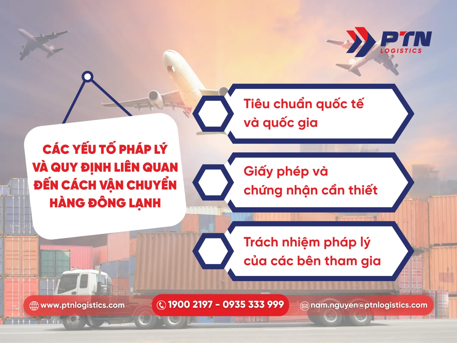 Những yếu tố pháp lý và quy định của cách vận chuyển hàng đông lạnh