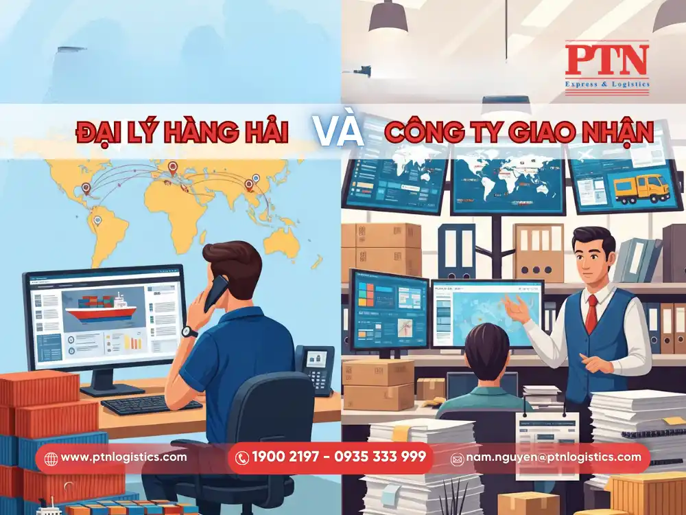 Phân biệt giữa đại lý hãng tàu và công ty giao nhận