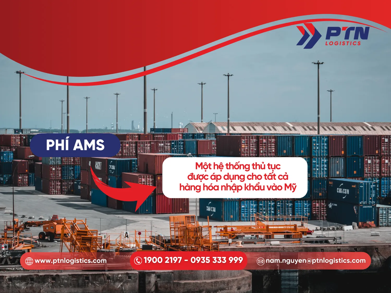 Phí AMS trong vận tải biển