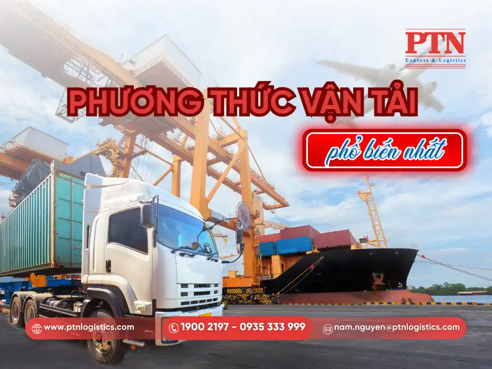 Phương thức vận tải khi nhập linh kiện điện tử máy tính