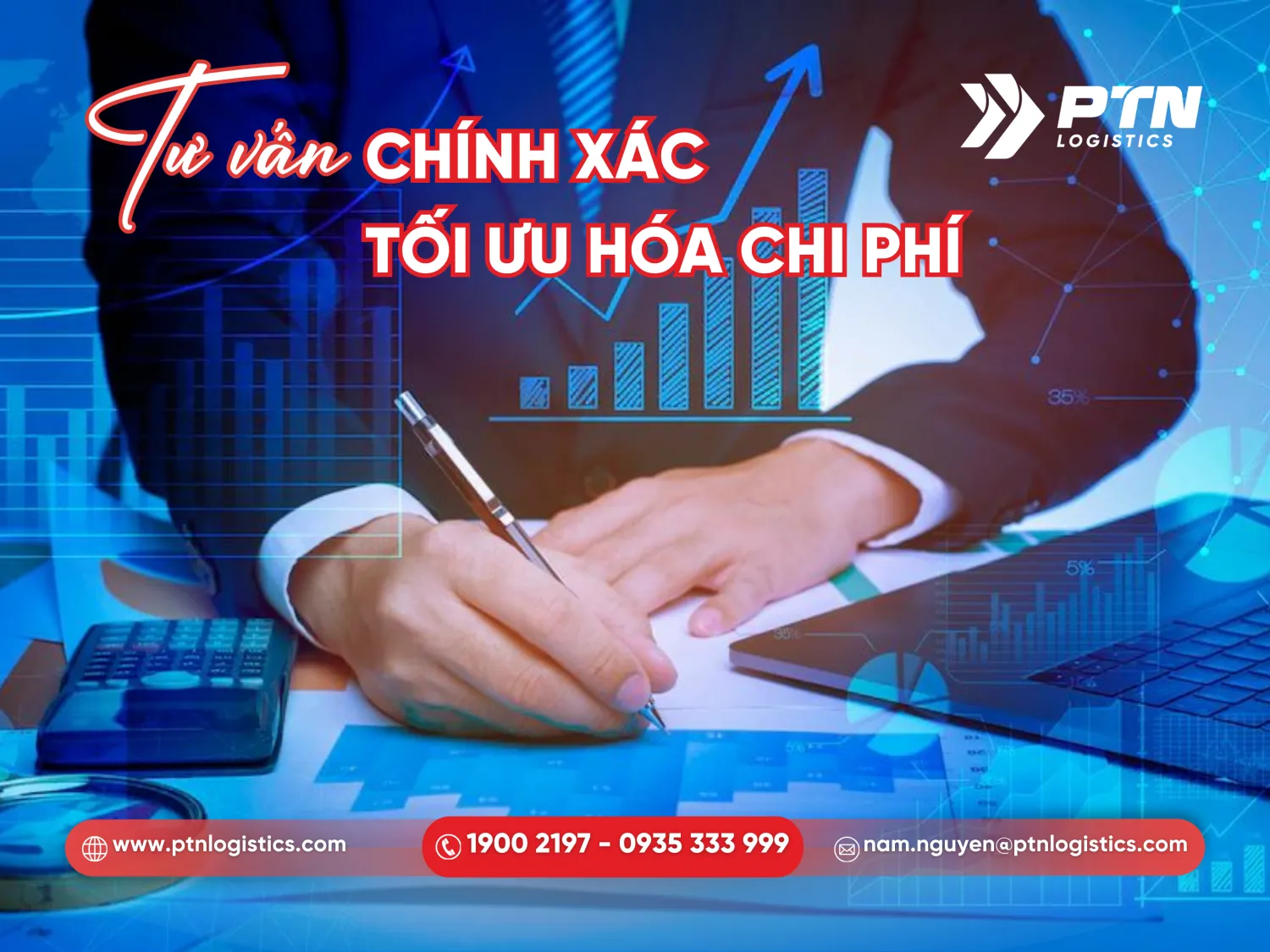 PTN Logistics có đội ngũ tư vấn chính xác giúp doanh nghiệp tối ưu hóa chi phí