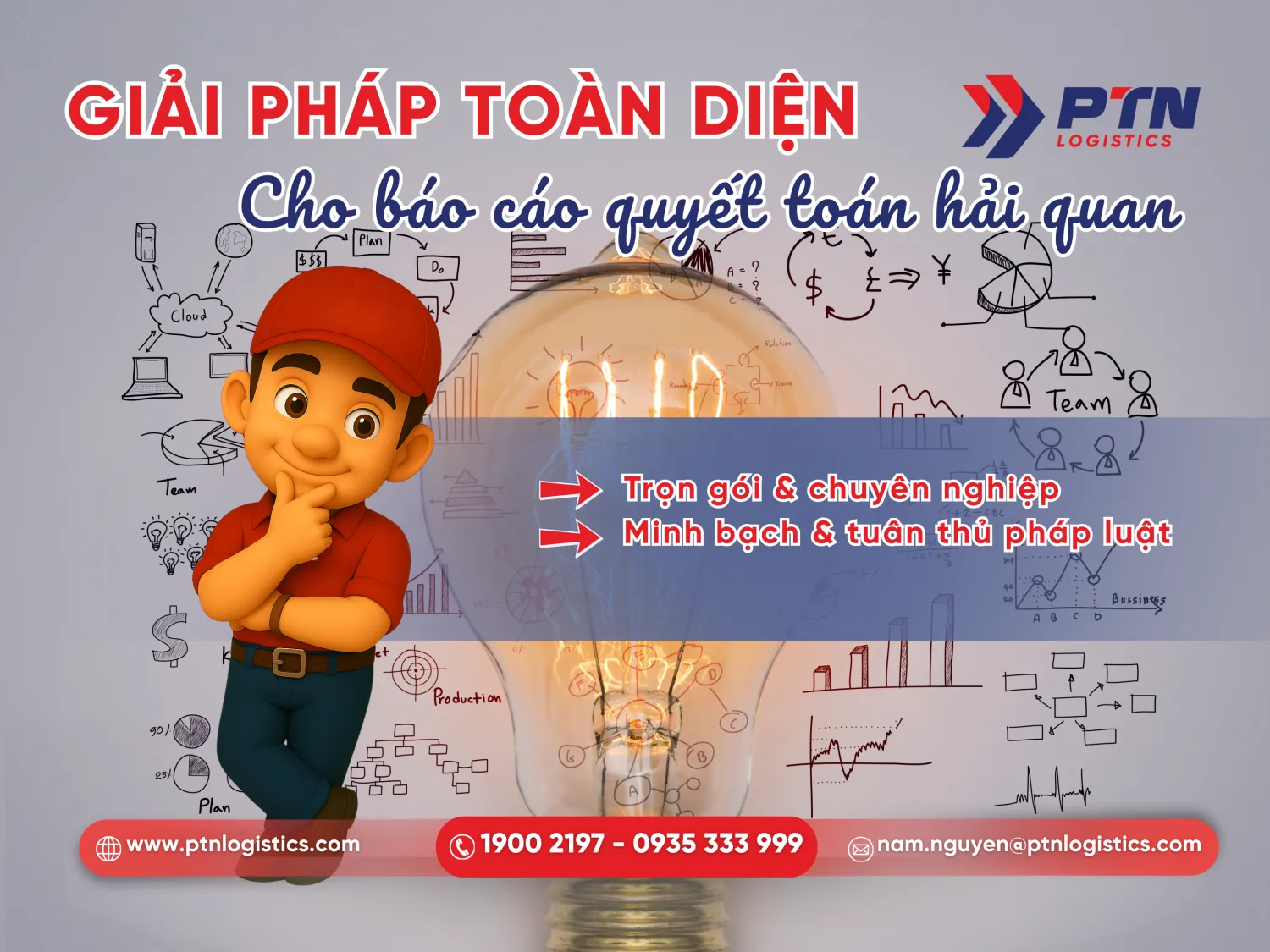PTN Logistics cung cấp giải pháp cho báo cáo quyết toán hải quan
