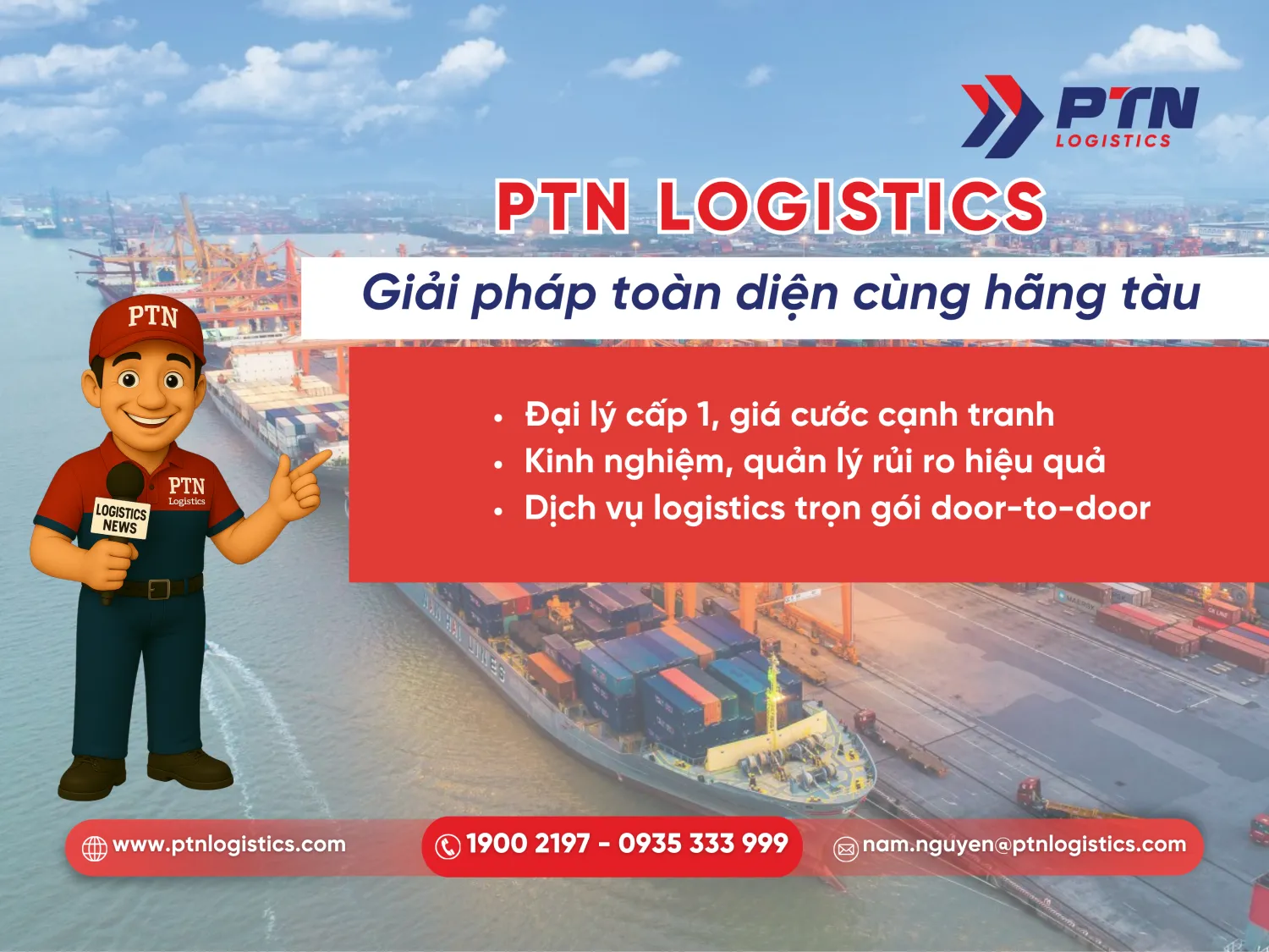 PTN Logistics cugn cấp giải pháp uy tín toàn diện