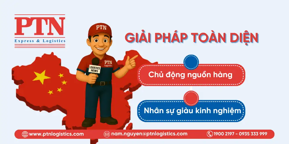 PTN Logistics - Giải pháp toàn diện cho việc nhập hàng Trung Quốc qua cửa khẩu