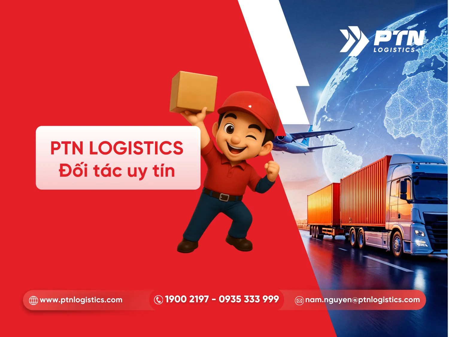 PTN Logistics là đối tác uy tín đáng tin cậy