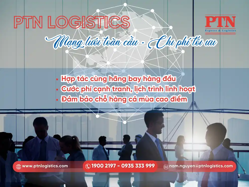 PTN Logistics sở hữu mạng lưới đối tác rộng lớn và hiệu quả
