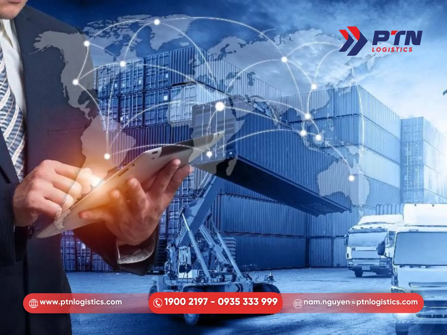 PTN Logistics sở hữu mạng lưới đối tác vận chuyển rộng khắp