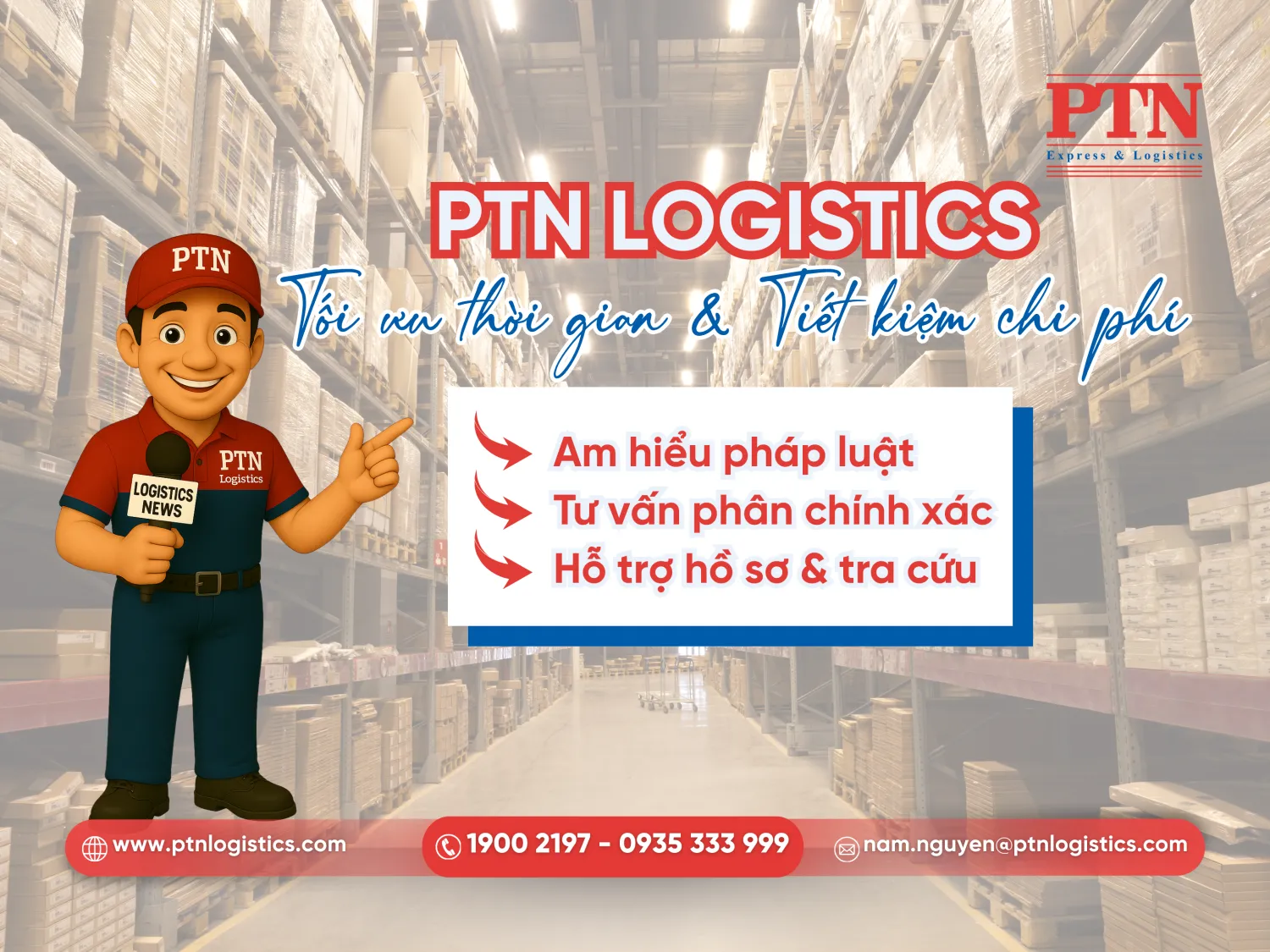 PTN Logistics với đội ngũ nhân sự giàu kinh nghiệm