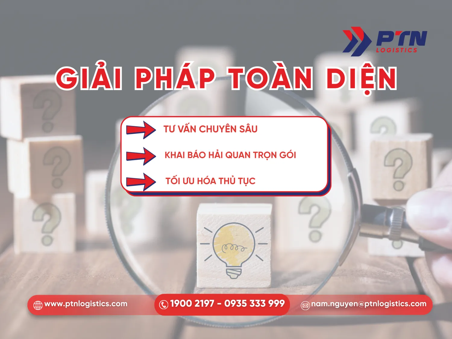 PTN Logistics giúp tôi ưu chuỗi cung ứng cho doanh nghiệp