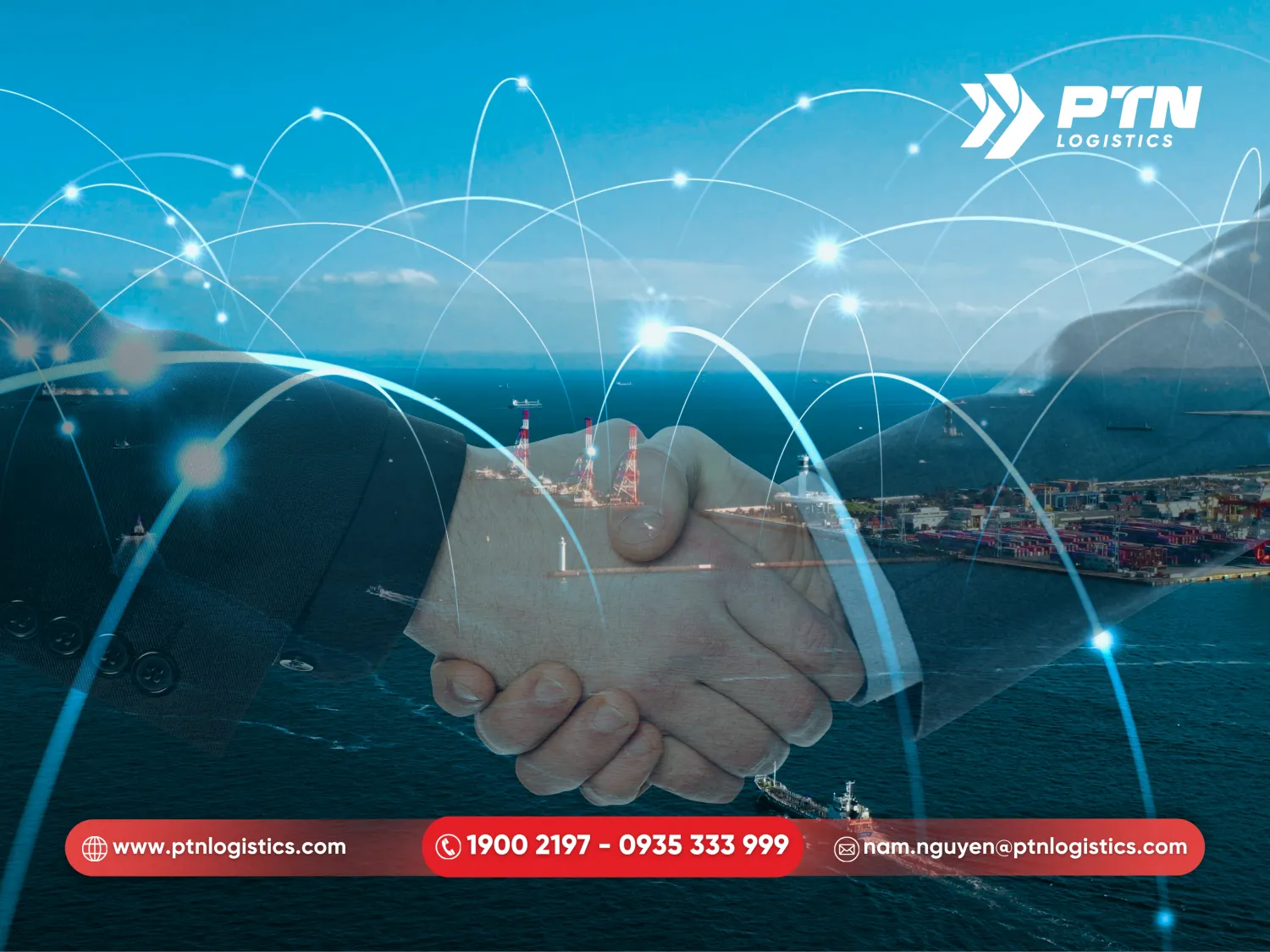 PTN sở hữu mạng lưới đối tác hãng tàu rộng lớn trên toàn cầu