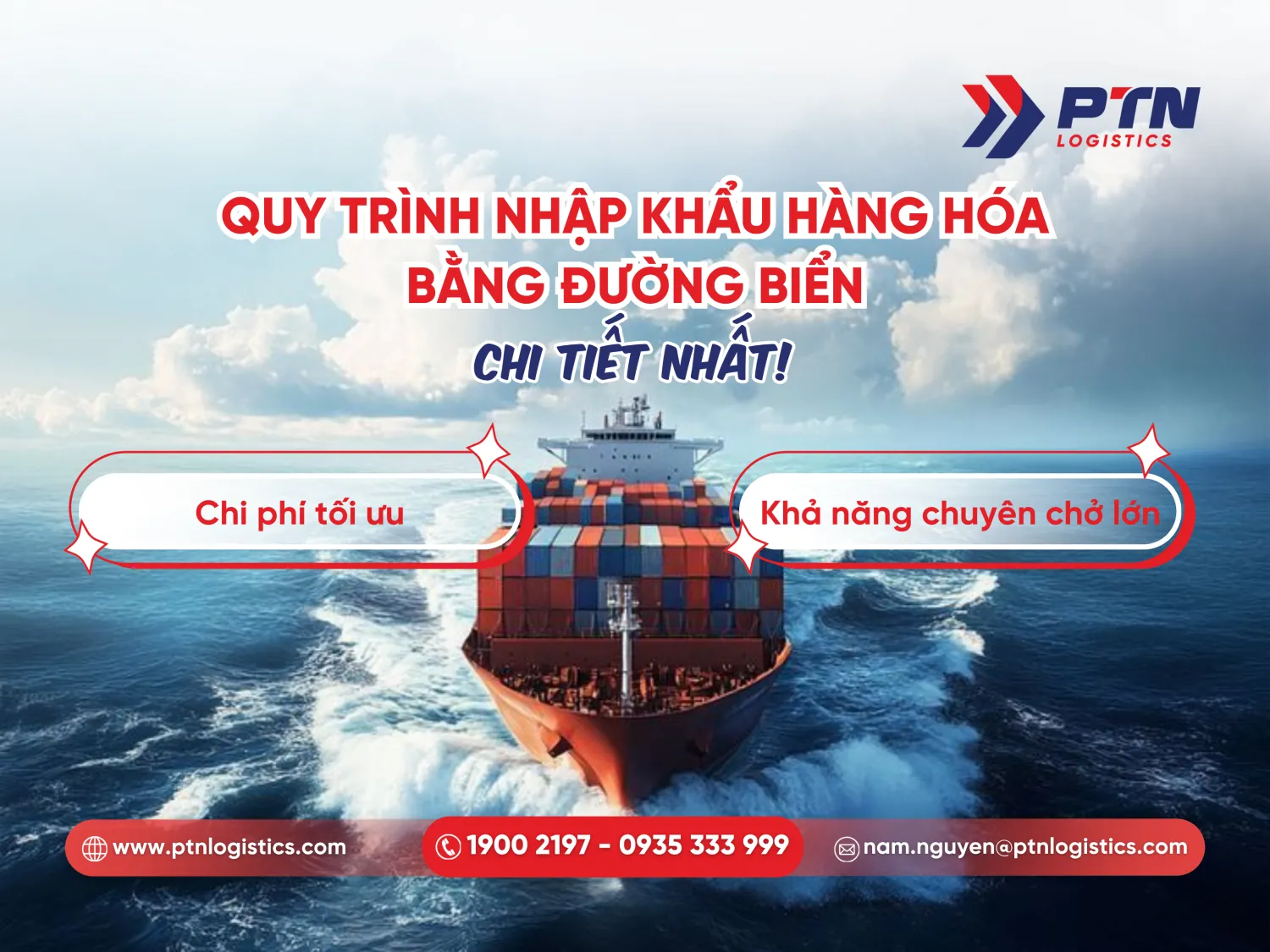 Quy trình nhập khẩu hàng hóa bằng đường biển
