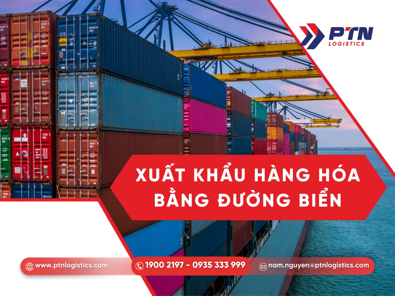 Quy trình xuất khẩu hàng hóa bằng đường biển hiện nay