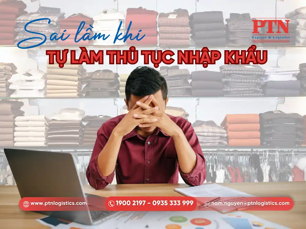 Sai lầm khi tự làm thủ tục nhập khẩu