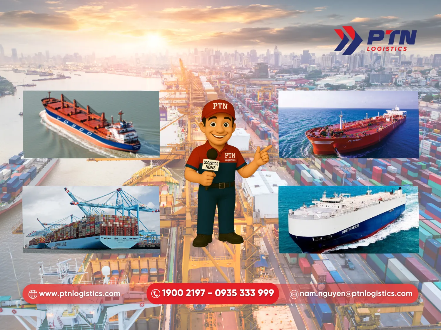 So sánh đơn giản với các loại tàu biển khác