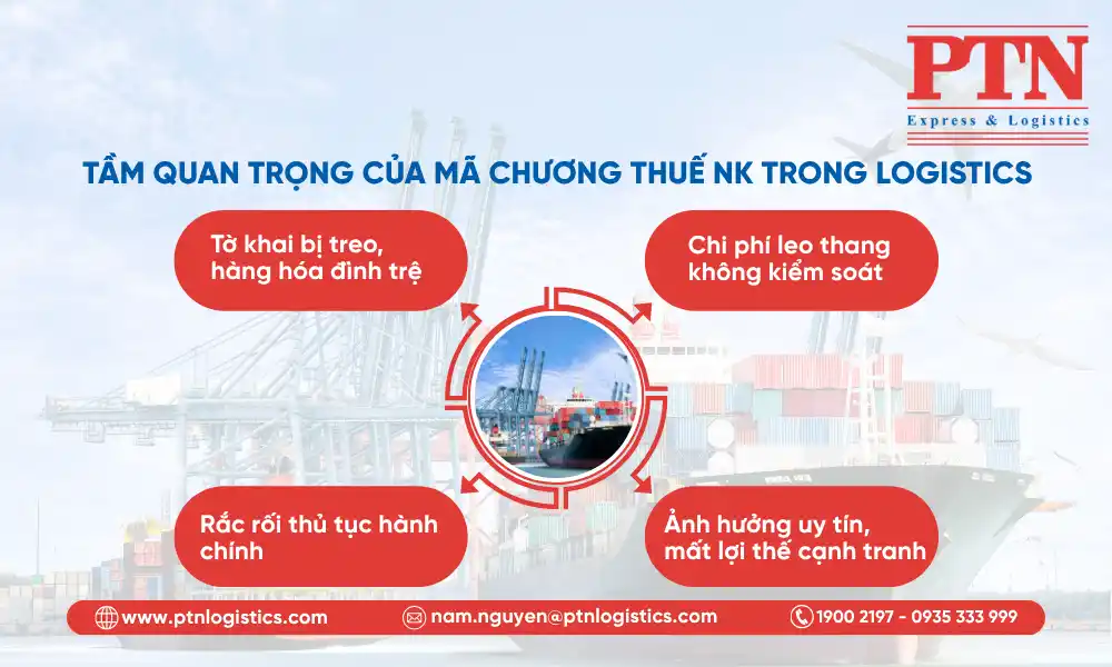 Tầm quan trọng của mã chương thuế nhập khẩu trong logistics