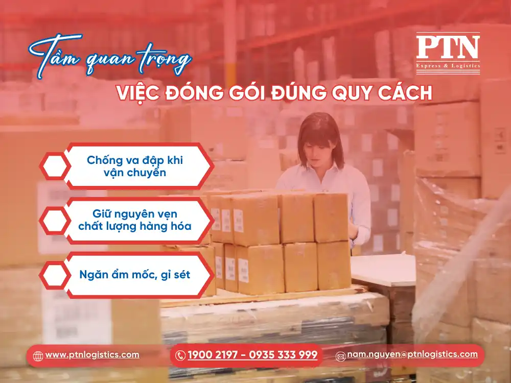 Tầm quan trọng của việc đóng gói đúng quy cách