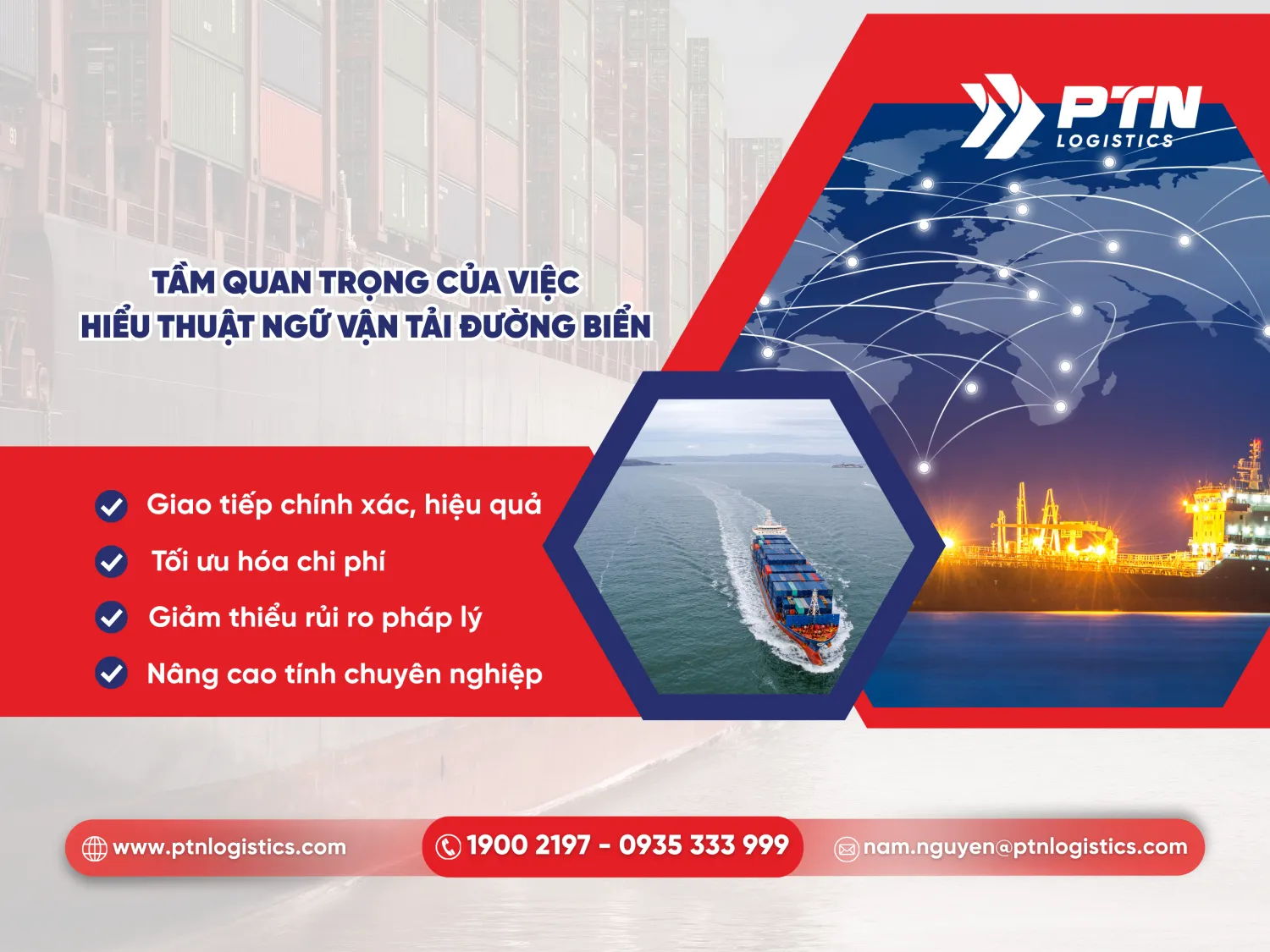 Tầm quan trọng của việc hiểu các thuật ngữ vận tải đường biển