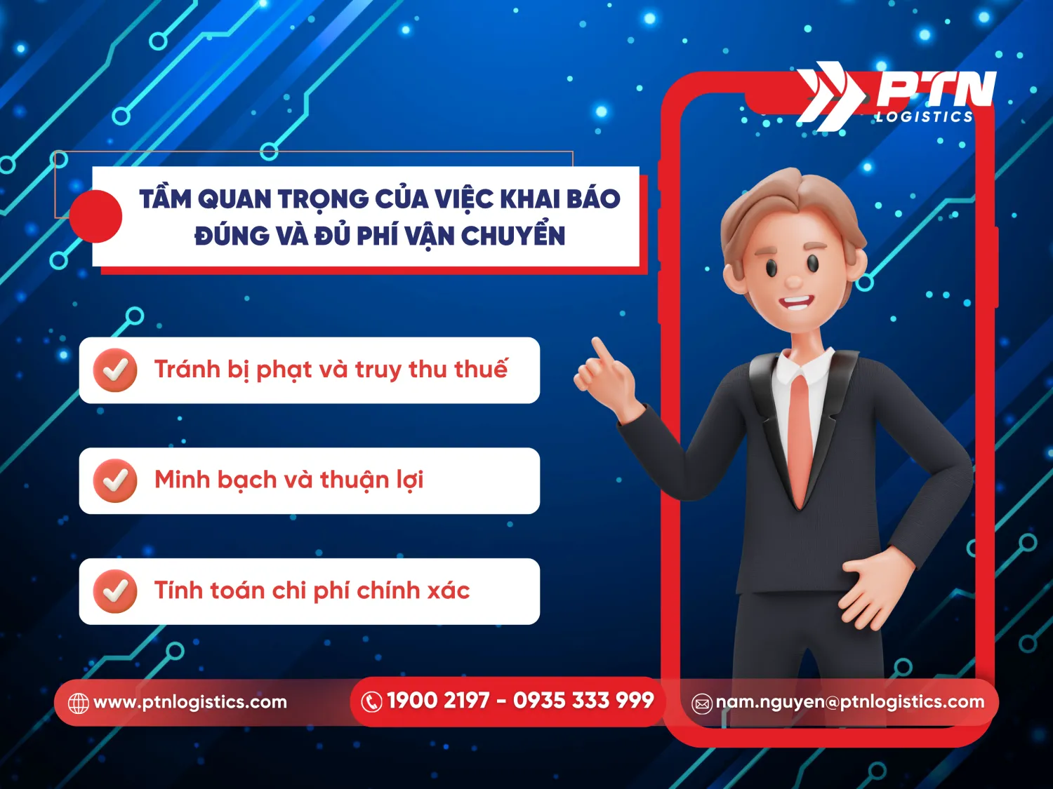 Tầm quan trọng của việc khai báo đúng và dự phí