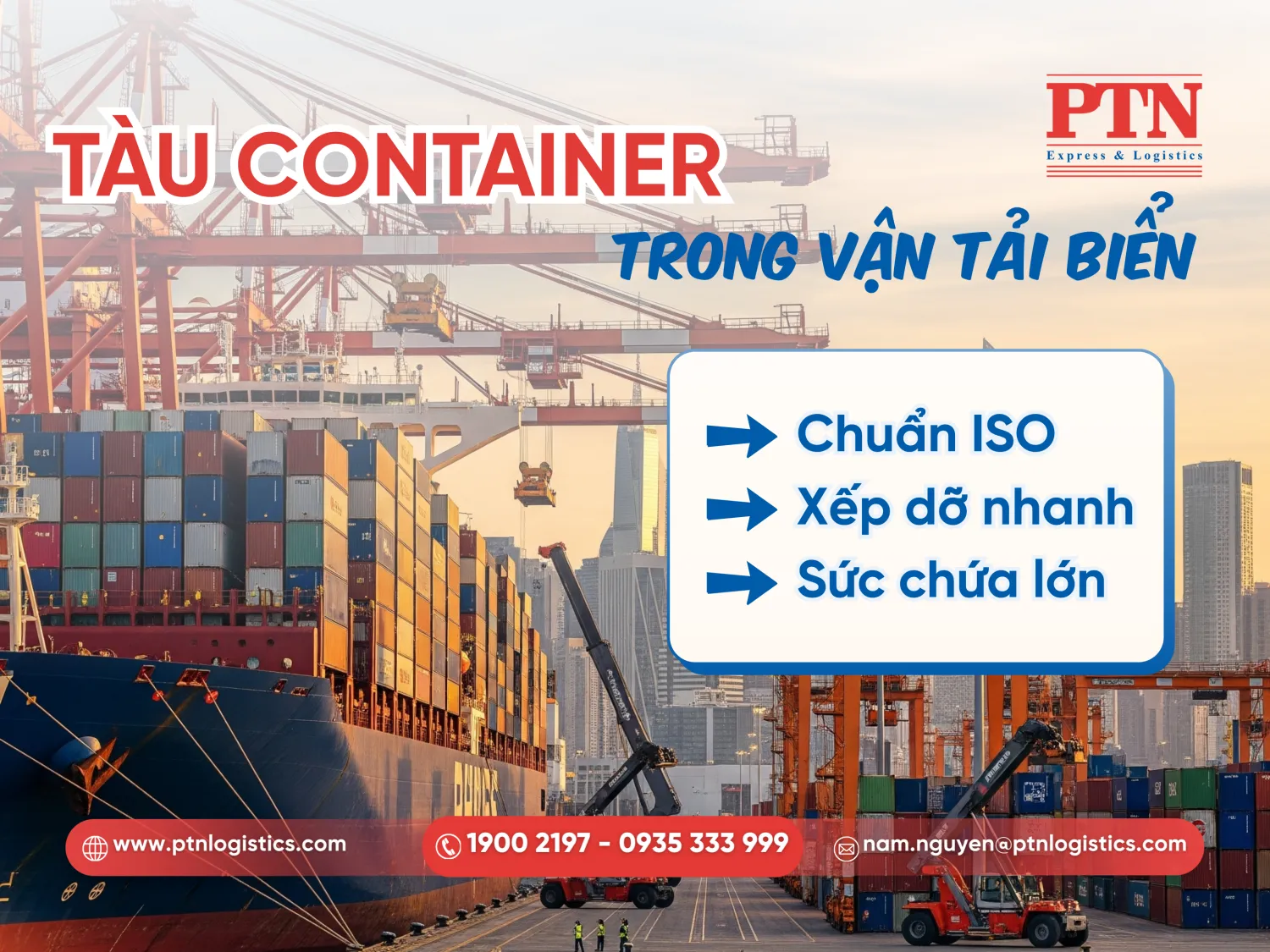 Tàu container trong vận tải biển