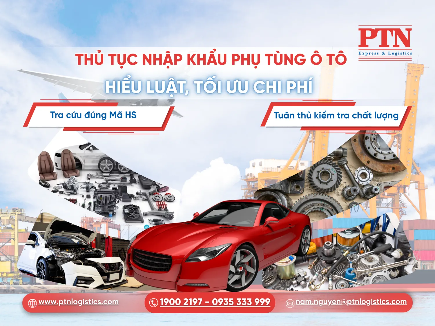 Thủ tục nhập khẩu phụ tùng ô tô