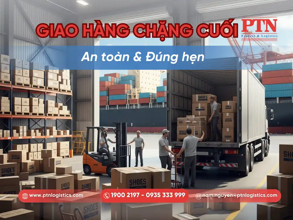 Thực hiện giao hàng chặng cuối
