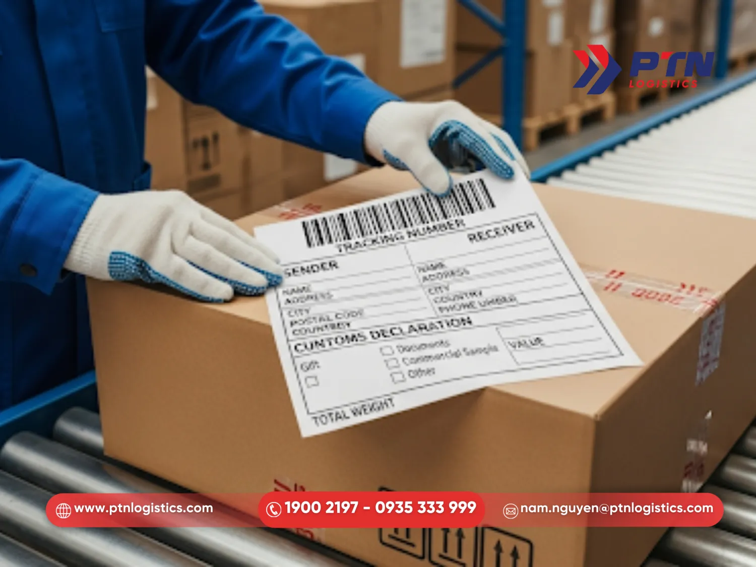 Tiến hành ghi nhãn mác đầu đủ và rõ ràng