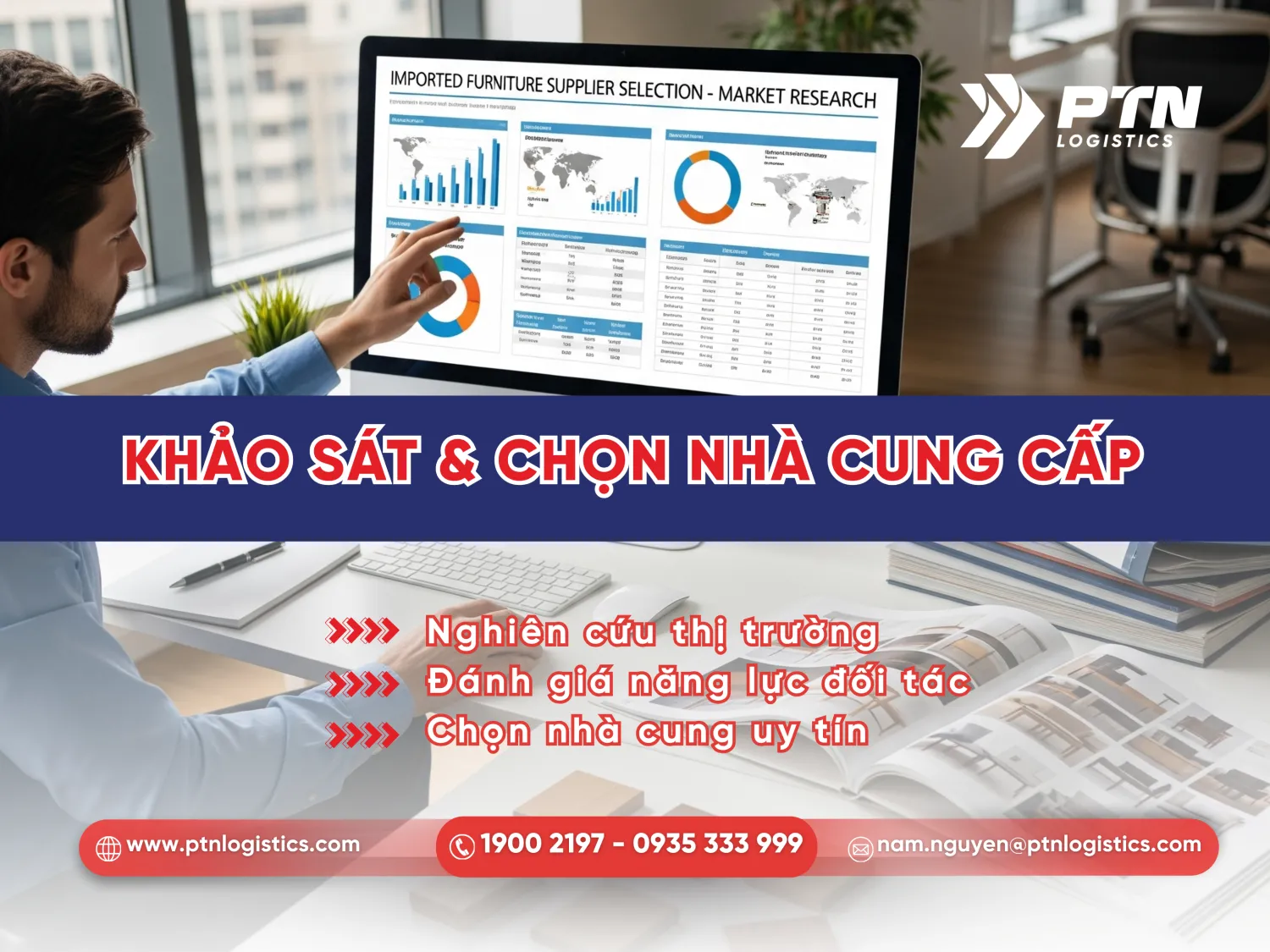 Tiến hành khảo sát và lựa chọn nhà cung cấp