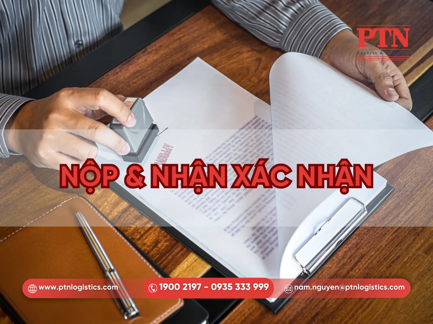 Tiến hành nộp và xác nhận