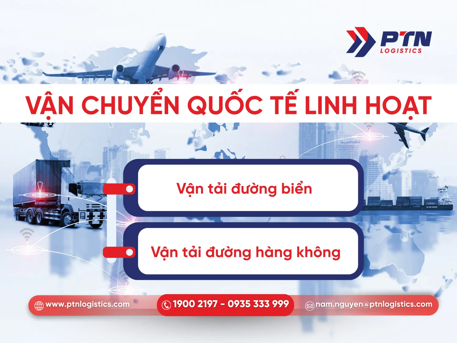 Tiến hành vận chuyển quốc tế an toàn
