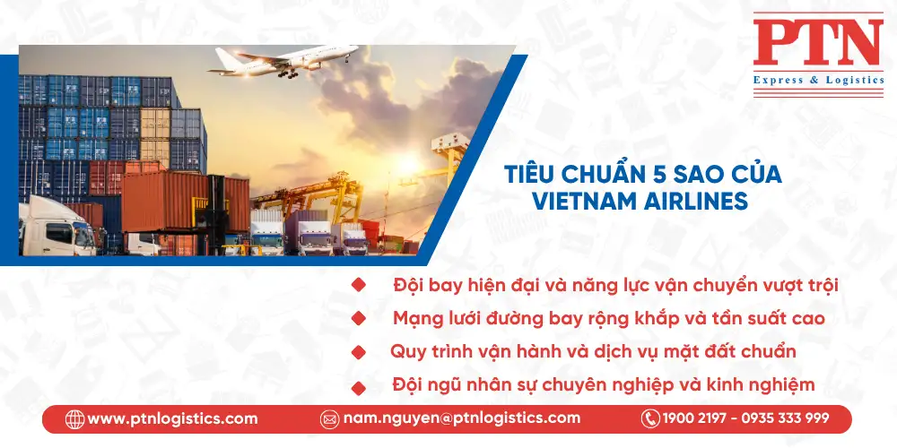 Tiêu chuẩn 5 sao của Vietnam Airline