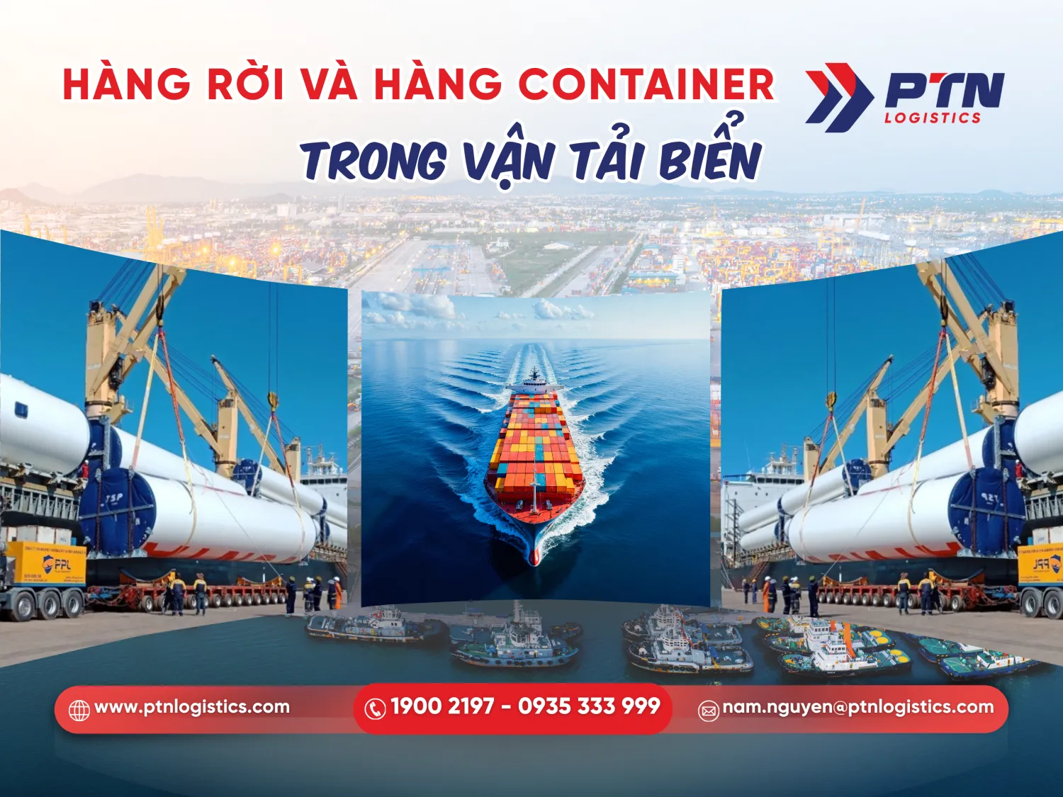 Tìm hiểu hàng rời và hàng container trong vận tải đường biển
