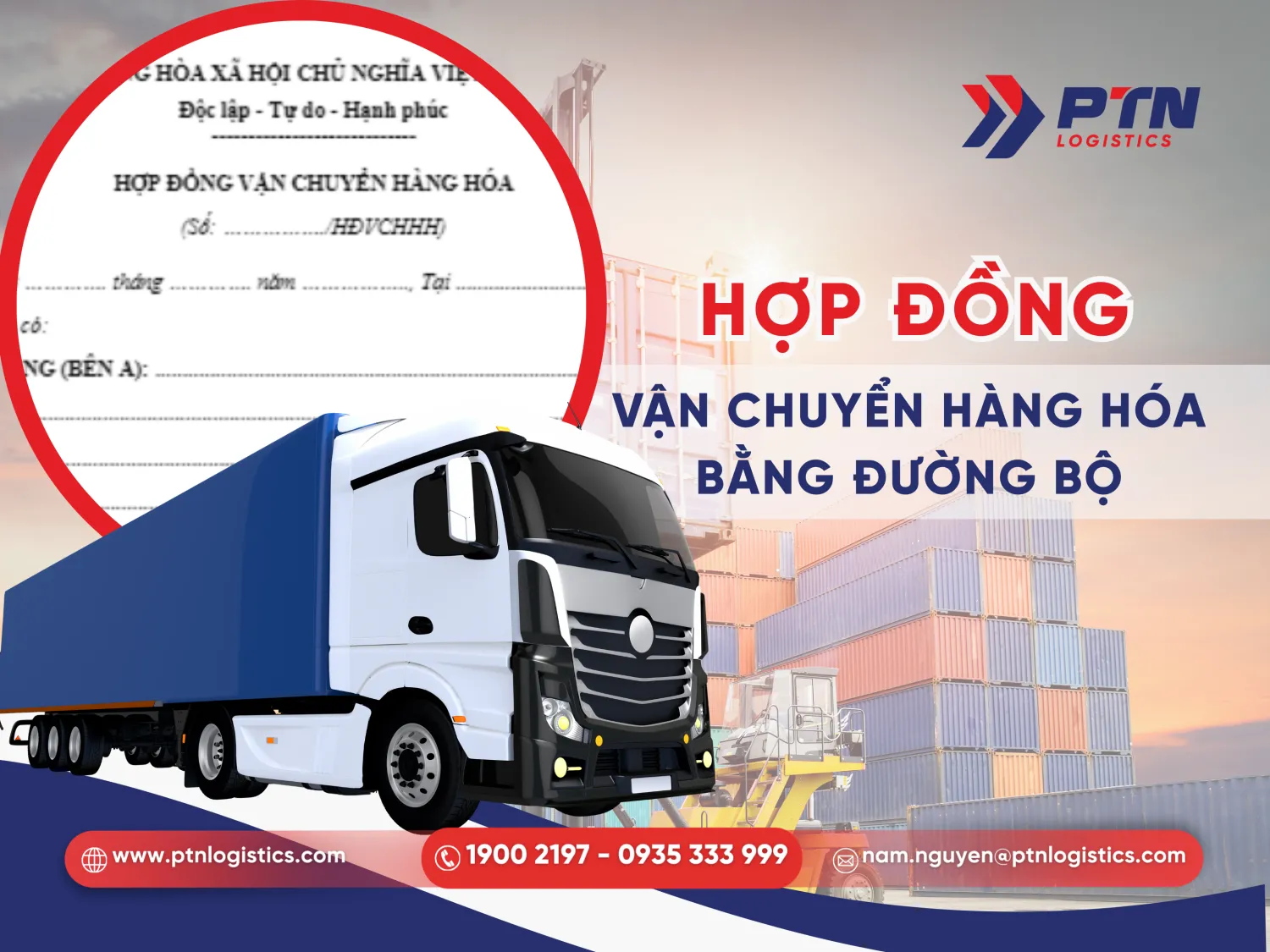 Tìm hiểu hợp đồng vận chuyển hàng hóa bằng đường bộ