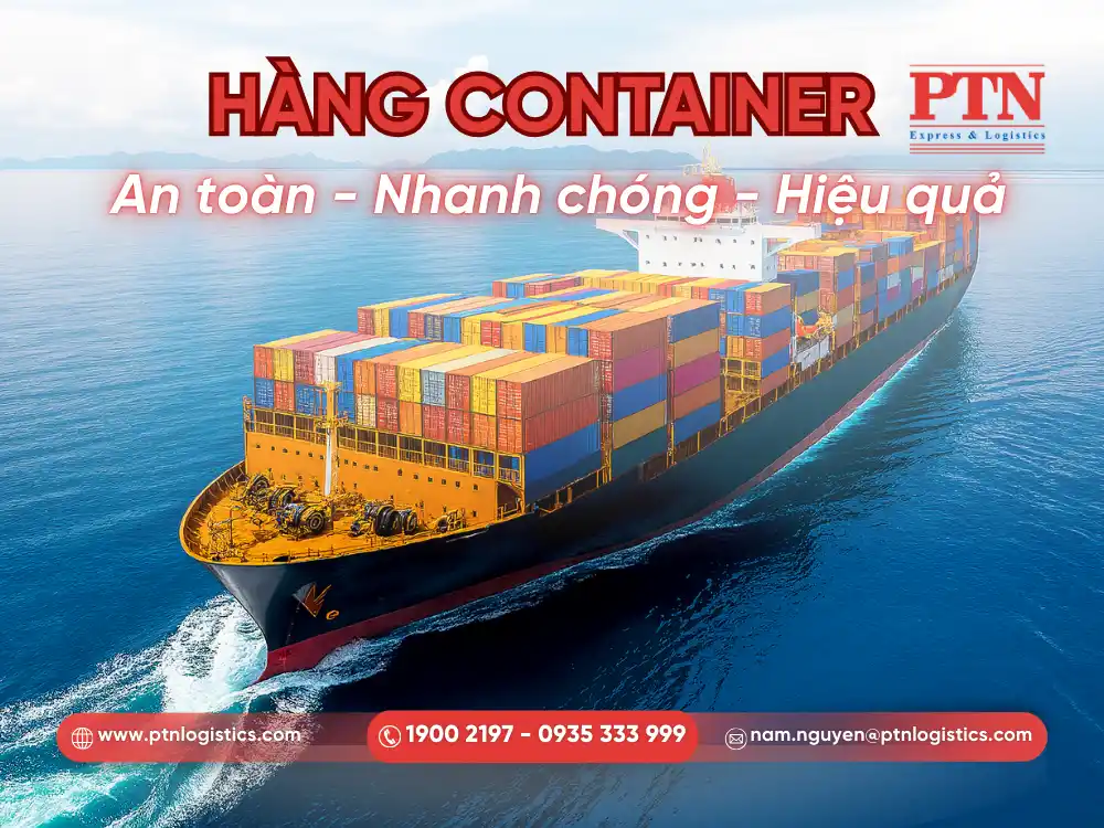 Tìm hiểu về hàng container trong vận tải đường biển
