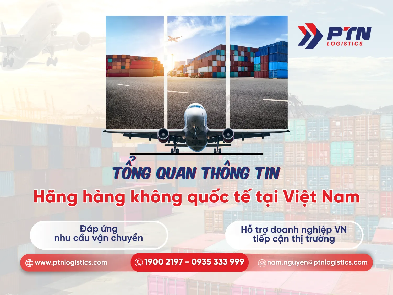 Tổng quan thông tin hãng hàng không quốc tế tại Việt Nam