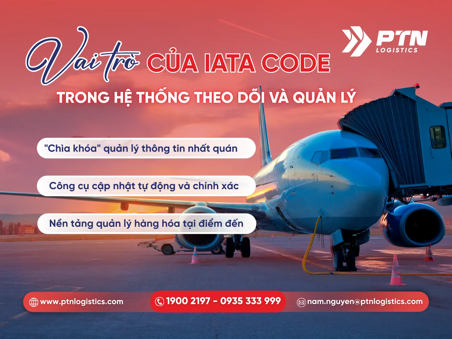 Vai trò chủ chốt của IATA Code trong hệ thống theo dõi và quản lý