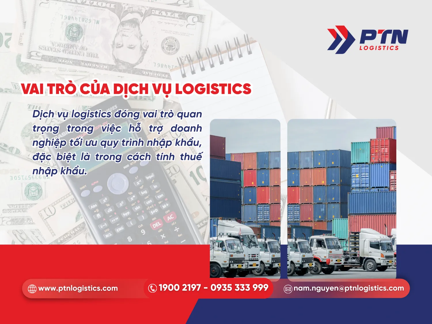 Vai trò của dịch vụ logistics trong việc hỗ trợ tính và nộp thuế nhập khẩu