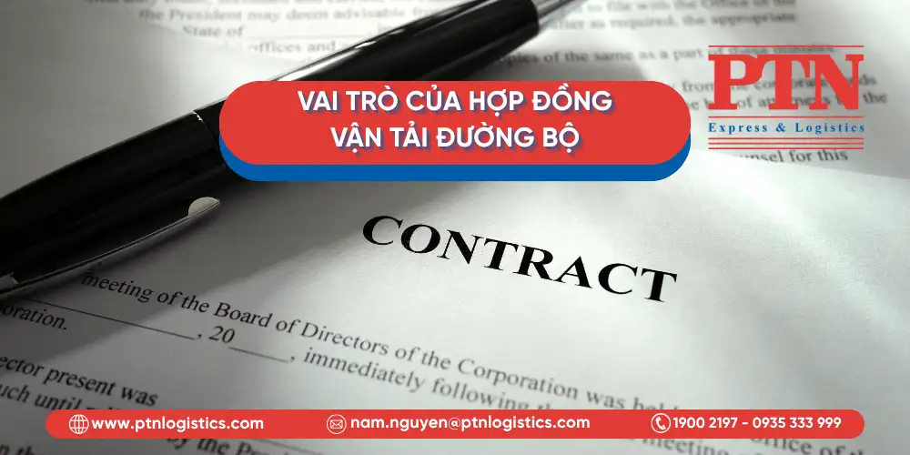 Vai trò của hợp đồng trong chuỗi Logistics xuất nhập khẩu
