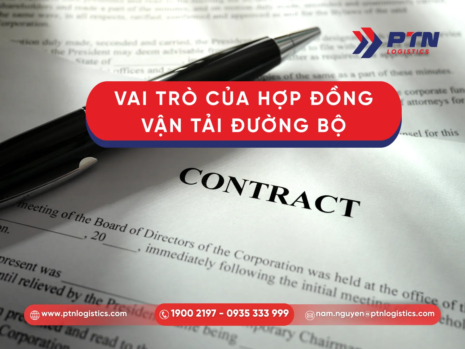 Vai trò hợp đồng trong chuỗi logistics xuất nhập khẩu