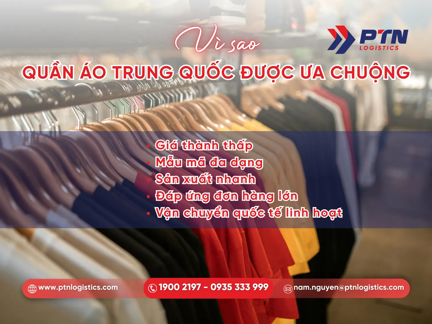 Vì sao quần áo Trung Quốc được ưa chuộng