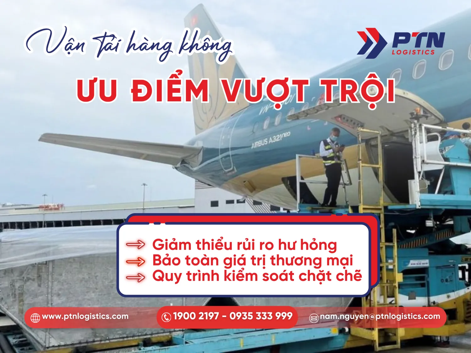 Vì sao vận tải hàng không là lựa chọn tối ưu cho hàng đông lạnh