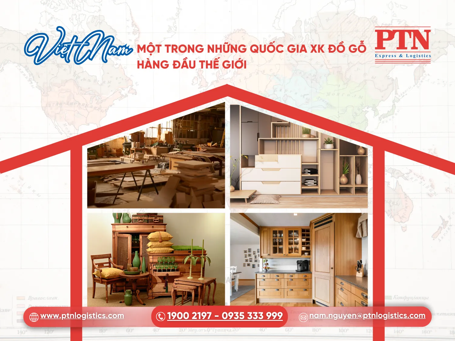 Việt Nam - một trong những quốc gia xuất khẩu gỗ hàng đầu thế giới