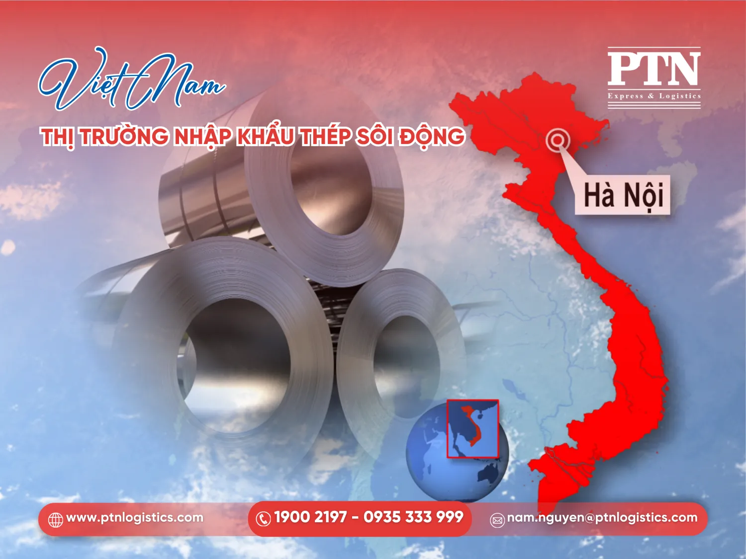 Việt Nam - Thị trường nhập khẩu thép sôi động