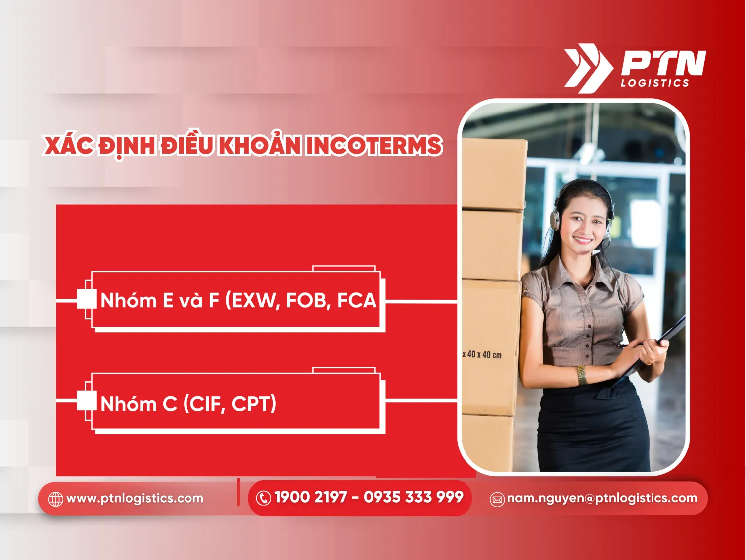 Xác định điều khoản incoterms 2020