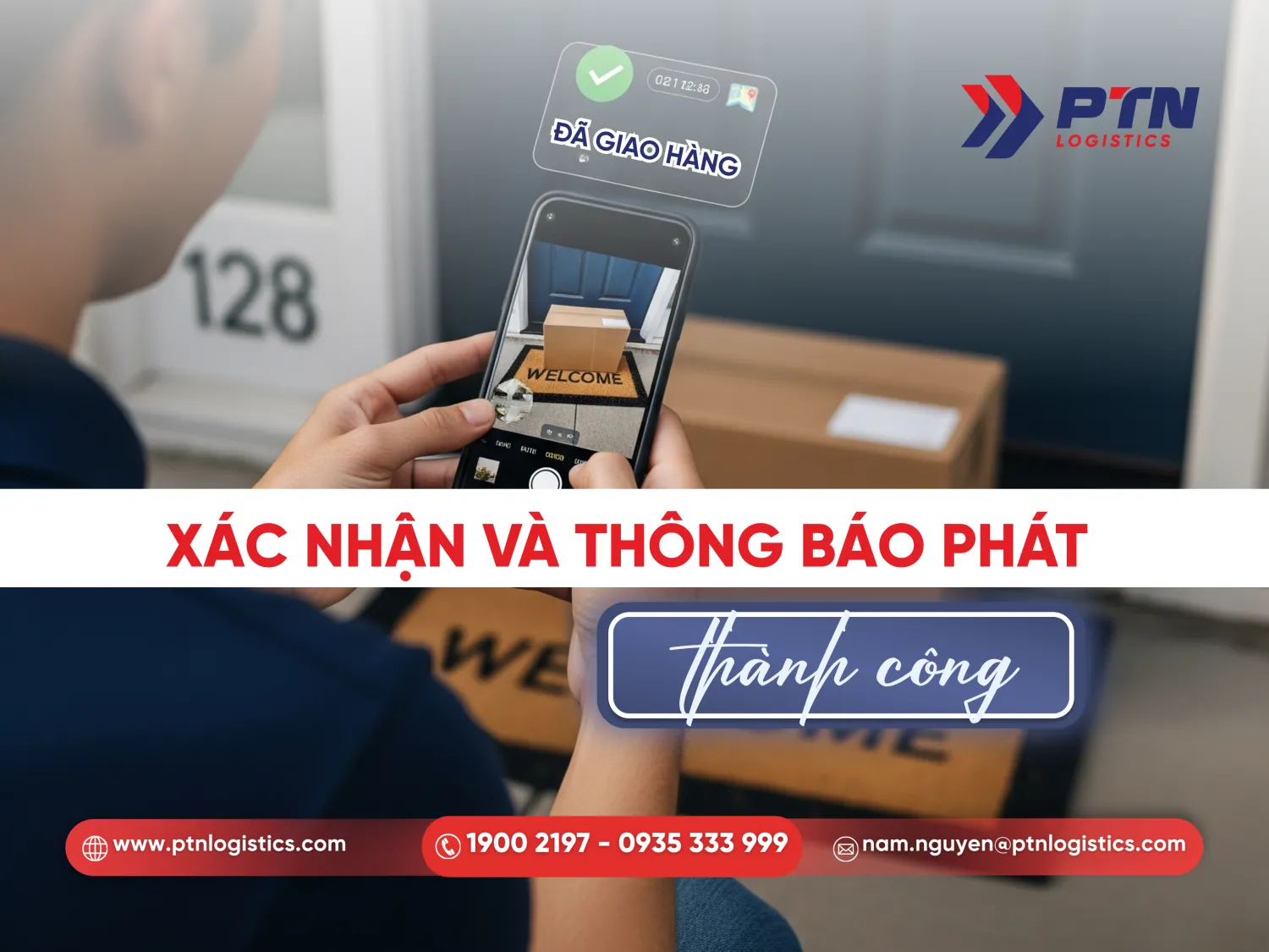 Xác nhận và thông báo phát thành công