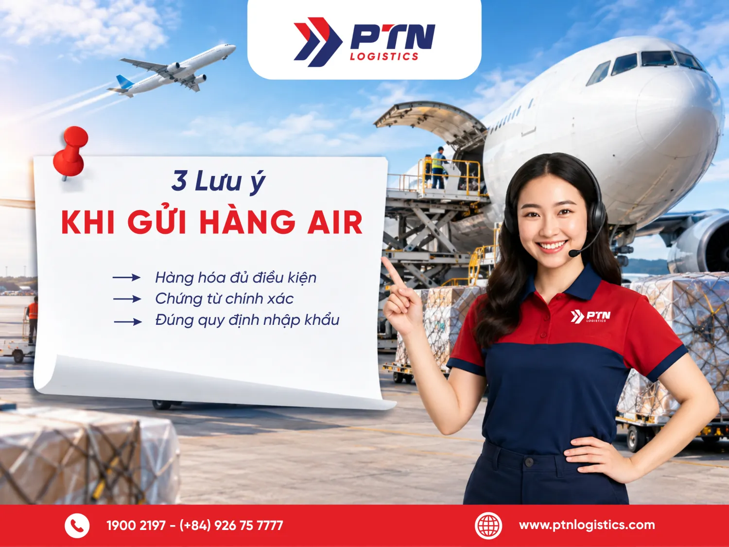 Yếu tố cần lưu ý khi gửi hàng hàng không