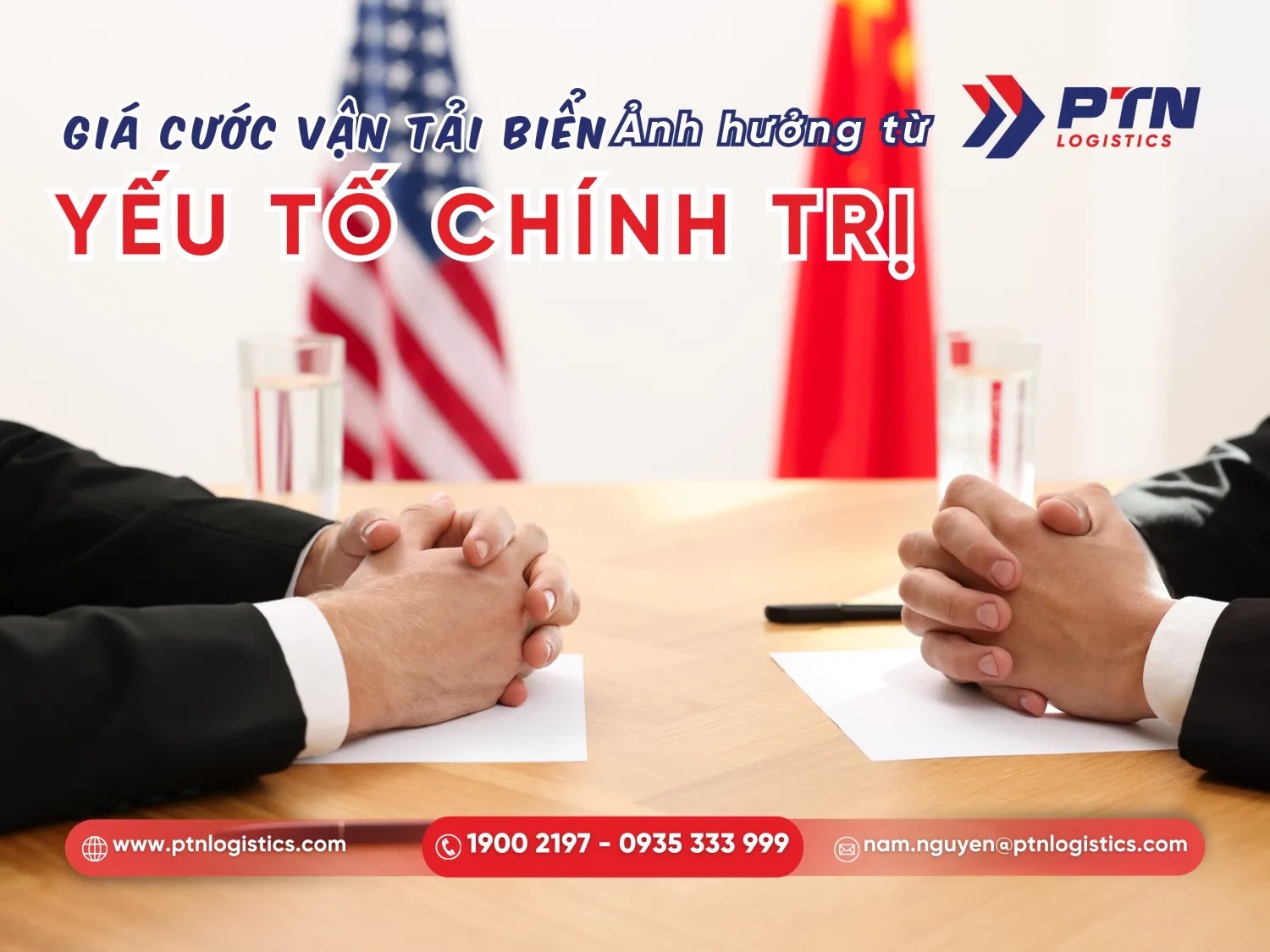 Yếu tố chính trị ảnh hưởng giá cước vận tải biển