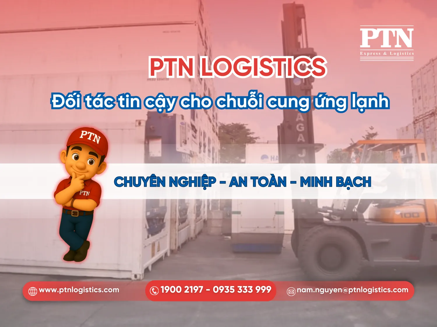 Giải pháp cho hàng đông lạnh từ PTN Logistics