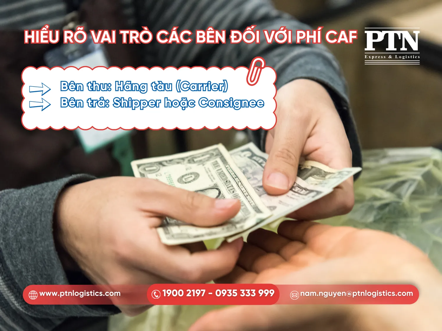Ai là người thu phí và trả phí