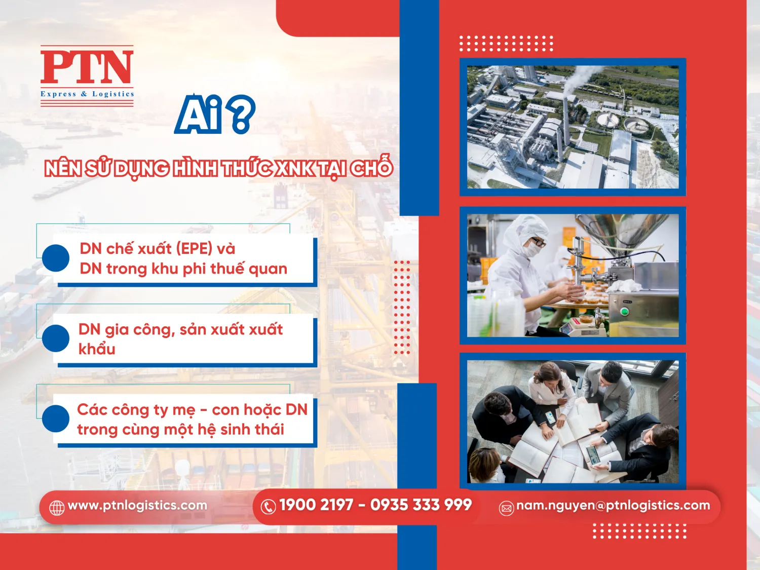 Ai nên sử dụng hình thức XNK tại chỗ?